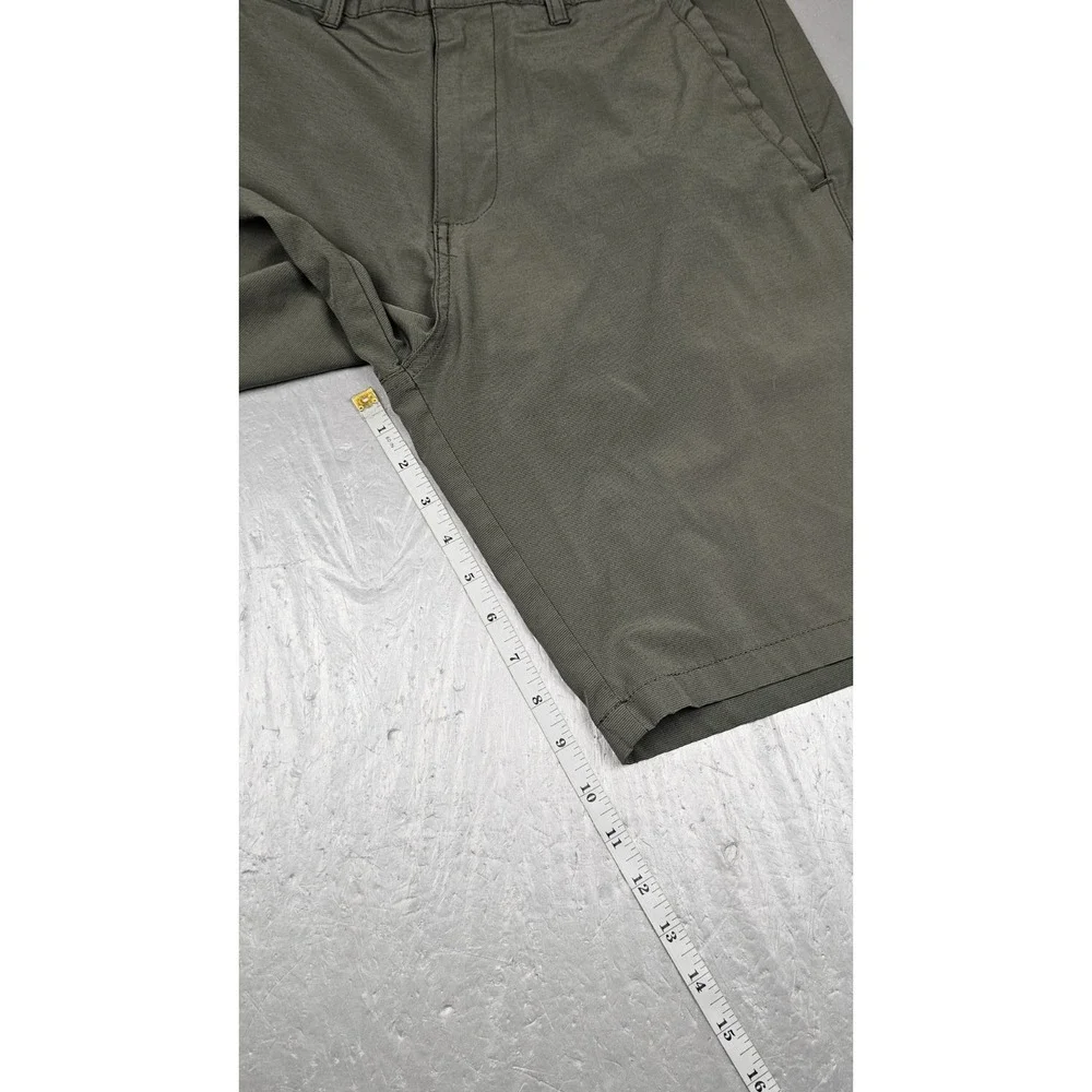 Ron Jon Surf Shop Hybrid Trunks Mens 33 Green Wet Or Dry Board Shorts Swim Beach